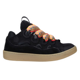 Lanvin Curb Sneakers / Trainers Black / Brown / Multicolor / Rainbow